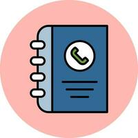 Phone Book Vector Icon