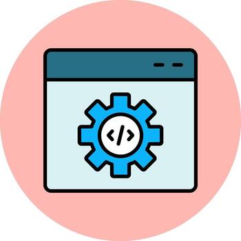 código mejoramiento vector icono