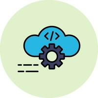 Cloud Computing Vector Icon