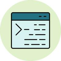 Code Terminal Vector Icon