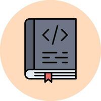 Coding Book Vector Icon