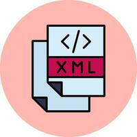 Xml File Vector Icon