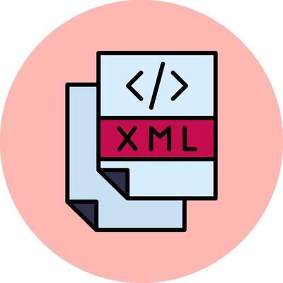 Xml File Vector Icon