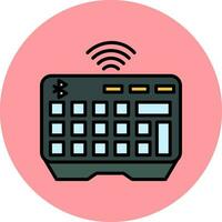 Wireless Keyboard Vector Icon