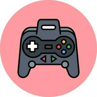 icono de vector de controlador de juego