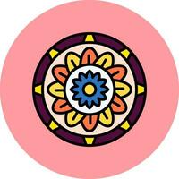 icono de vector de mandala