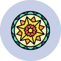 icono de vector de mandala