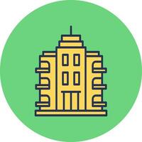 icono de vector de edificio