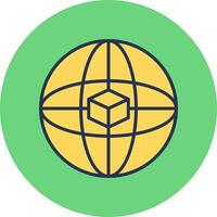 Global Network Vector Icon