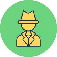 icono de vector de detective