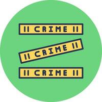 Crime Scene Vector Icon