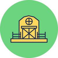 cowshed Vector Icon