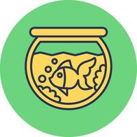 fish bowl Vector Icon