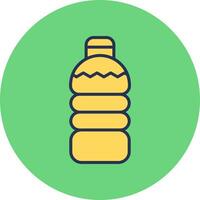 icono de vector de botella de agua