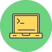 icono de vector de codificación