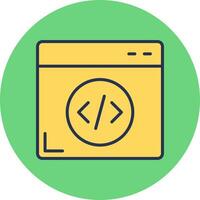 Web Programming Vector Icon