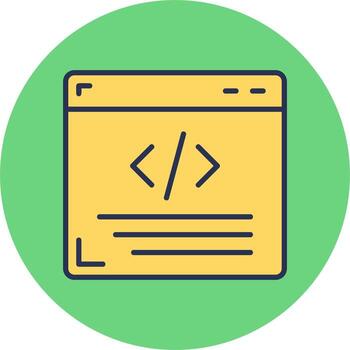 Web Programming Vector Icon