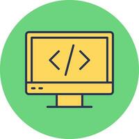 Web Coding Vector Icon