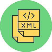 Xml File Vector Icon