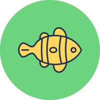 Clown Fish Vector Icon