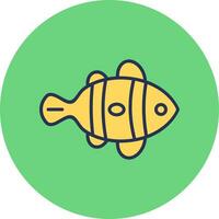 Clown Fish Vector Icon