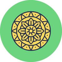 icono de vector de mandala