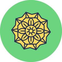 icono de vector de mandala