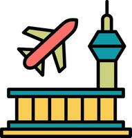 icono de vector de aeropuerto