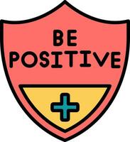 Be Positive Vector Icon