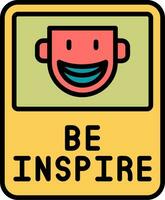 Be Inspired Vector Icon