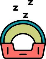 pet bed Vector Icon