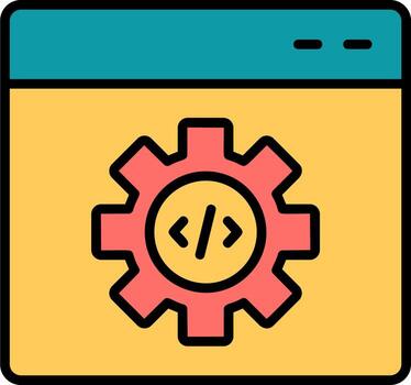 código mejoramiento vector icono