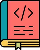 Coding Book Vector Icon