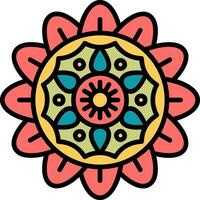 icono de vector de mandala