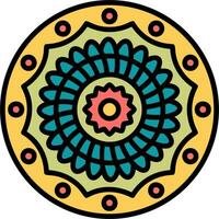 icono de vector de mandala