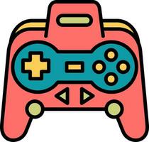 icono de vector de controlador de juego