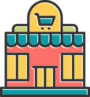 Supermarket Vector Icon