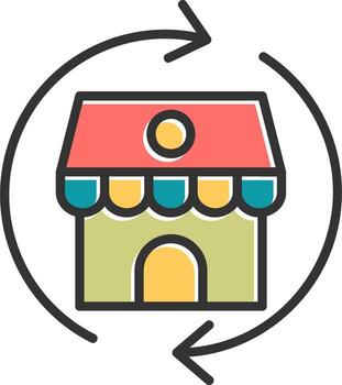 refinanciación vector icono