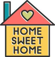 Home Sweet Home Vector Icon