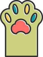 Paw Vector Icon