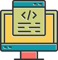 icono de vector de diseño web