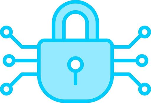 icono de vector de cifrado de datos