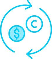 Exchange Rate Vector Icon