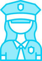 Policewoman Vector Icon