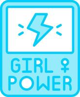 Girl Power Vector Icon