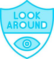 Look Around Vector Icon