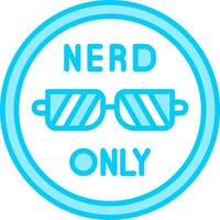 Nerd Only Vector Icon