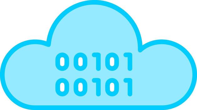 Cloud Coding Vector Icon