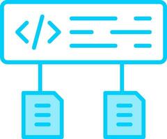 Data Flow Vector Icon