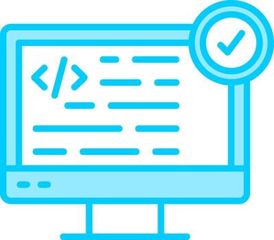 icono de vector de programación